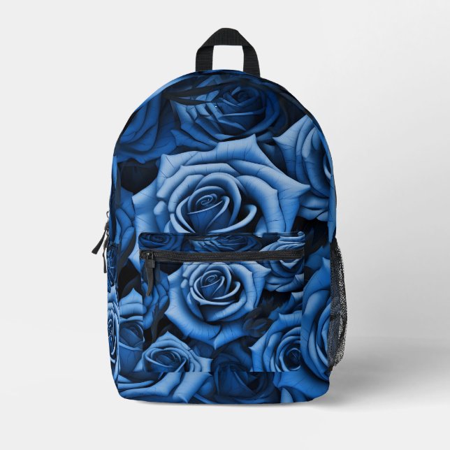 Sac À Dos Imprimé Rose bleu superbe (Recto)