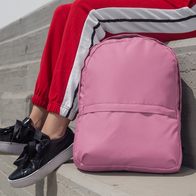 Sac À Dos Imprimé Rose Pompadour Personnalisé (Rose Pompadour Personalized Custom Printed)