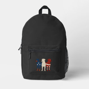 Sac À Dos Imprimé Rottweiler 4 juillet Amoureux des chiens Hommes Dr