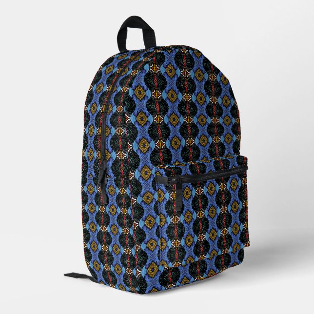Sac À Dos Imprimé Royauté vibrante (Coin arrière gauche)