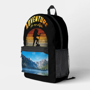 Sac À Dos Imprimé Rustic Adventure Nature Randonnée