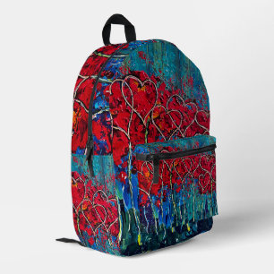 Sac À Dos Imprimé Sacoche retour du livre de coeur