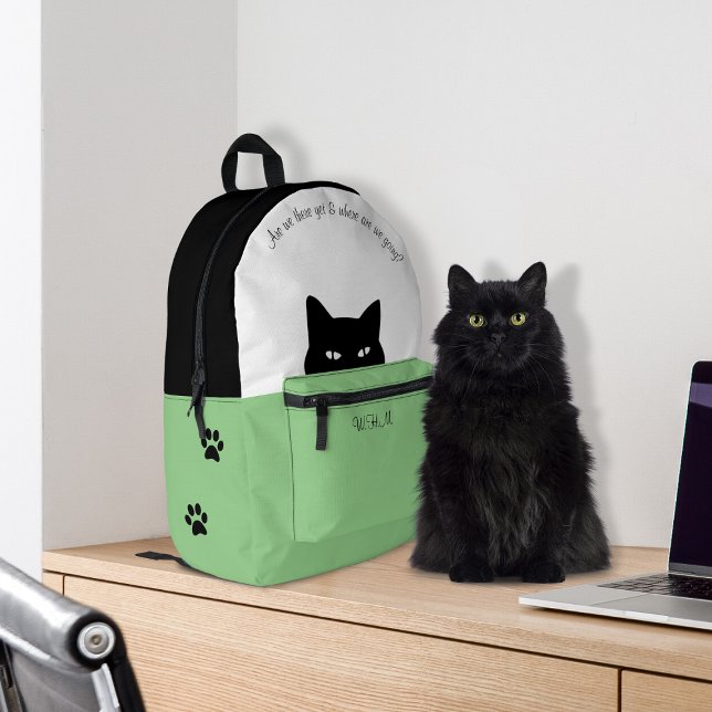 Sac À Dos Imprimé Sage de chat sournois (Créateur téléchargé)