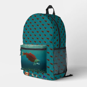 Sac À Dos Imprimé Saumon Sockeye