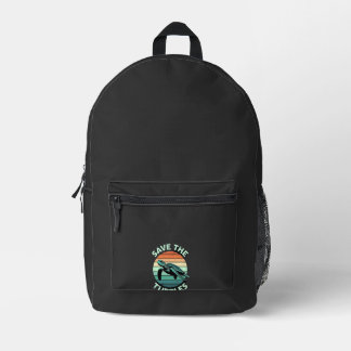 Sac À Dos Imprimé Sauver Les Tortues Animal Tortue Amateur D'animaux