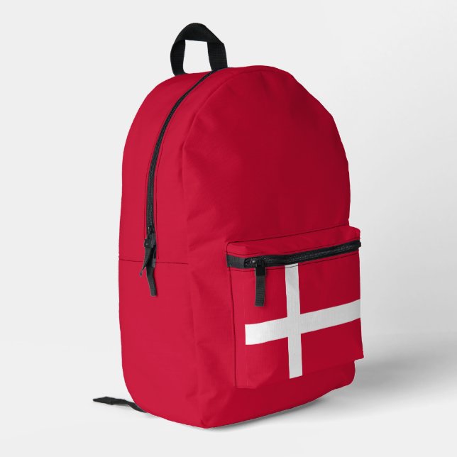 Sac À Dos Imprimé Scandinavie moderne danmark Drapeau Pays Souvenir (Coin arrière gauche)