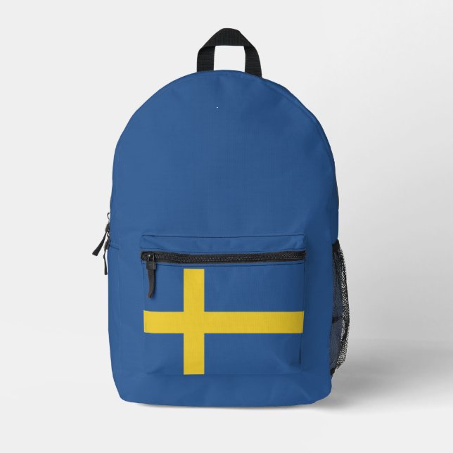 Sac À Dos Imprimé Simple moderne Suède Suède Suède Drapeau Pays Souv (Recto)