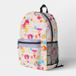 Sac À Dos Imprimé Sirènes Pêche