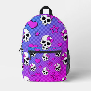 Sac À Dos Imprimé Skully Pop Kawaii