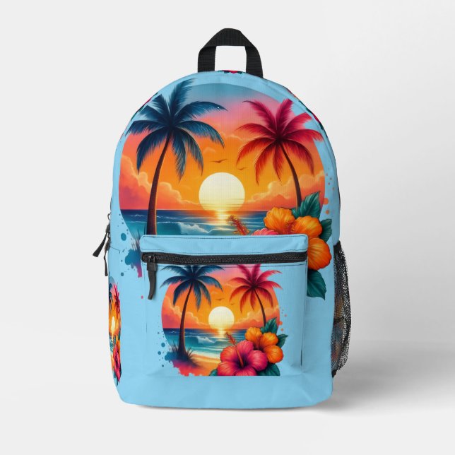 Sac À Dos Imprimé Soleil  (Recto)