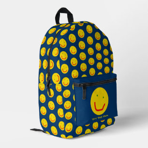 Sac À Dos Imprimé Soleil souriant, visage joyeux