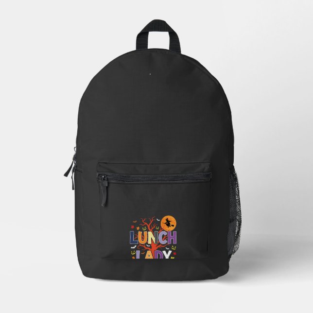 Sac À Dos Imprimé Sorcière de cuisine de dame de déjeuner d'Hallowee (Recto)