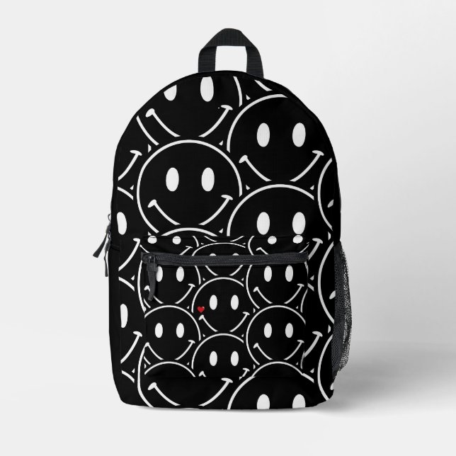 Sac À Dos Imprimé Sourires (Recto)