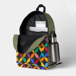 Sac À Dos Imprimé Spirales Colorées
