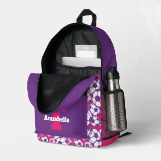 Sac À Dos Imprimé Sport de soccer mignon ajouter monogramme