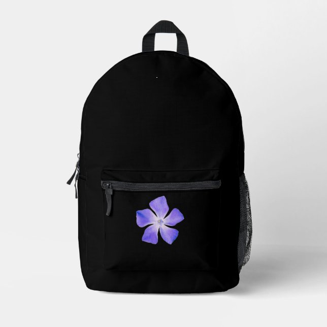 SAC À DOS IMPRIMÉ STYLE DE CONCEPTION DE FLEURS DE DOSSIER (Recto)