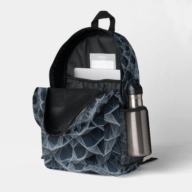 Sac À Dos Imprimé Style Dekicate (Coin arrière droit (ouvert))