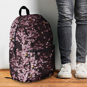 Sac À Dos Imprimé Stylish Rosegold rose brillant Sequins Girl Mermai