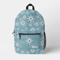 Sud-Ouest Hiver Bleu Blanc Flocon Personnalisé