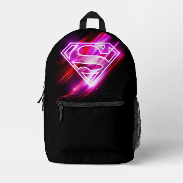 Sac À Dos Imprimé Supergirl rose (Recto)
