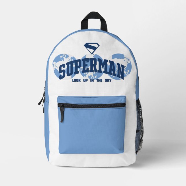 Sac À Dos Imprimé Superman dans le monde (Recto)