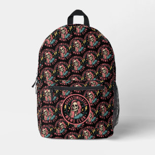 Sac À Dos Imprimé Surstimulé Moms Club Crâne Messy Maman Vie