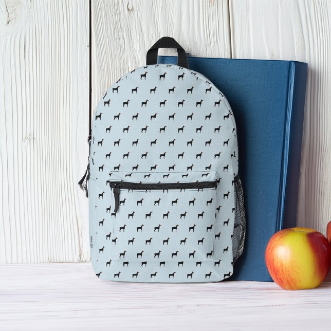 Sac À Dos Imprimé Sweet Doberman Chiens Motif personnalisé (Créateur téléchargé)