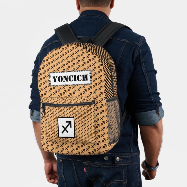 Sac À Dos Imprimé Symbole zodiaque Sagittarius Standard par K Yoncic (Insitu (Modèle))