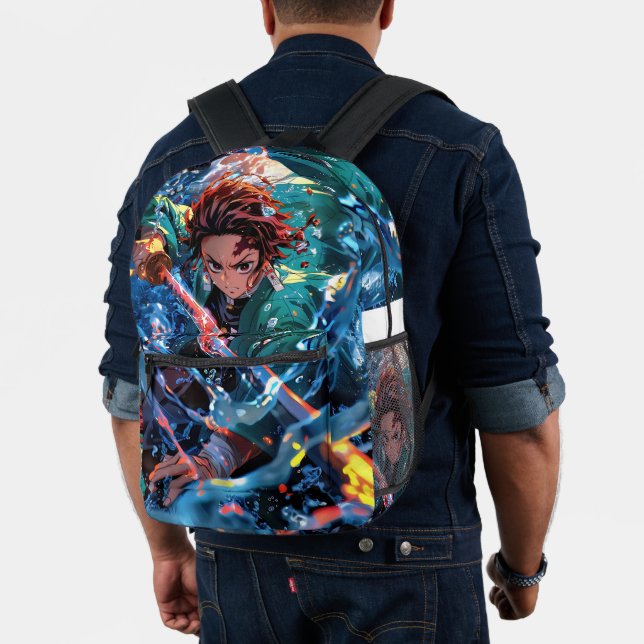 Sac À Dos Imprimé Tanjiro le meilleur anime japonais (Insitu (Modèle))