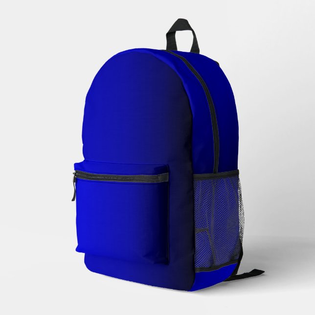 Sac À Dos Imprimé Tapis de sol bleu électrique pour voiture (Coin arrière droit)