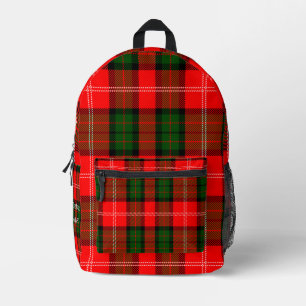 Sac À Dos Imprimé Tartan Vintage personnalisé Plaid esthétique
