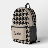 Taupe neutre Beige noir Motif pied-de-chaussée