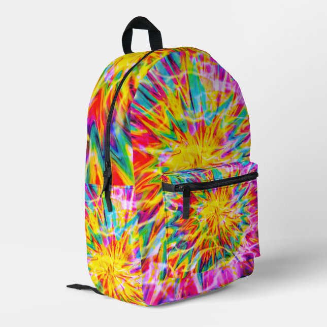 Sac À Dos Imprimé Teinture tendance Tie Dye (Coin arrière gauche)