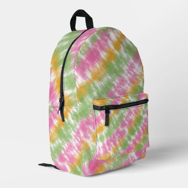 Sac À Dos Imprimé Teinture Tie-Dye (Coin arrière gauche)