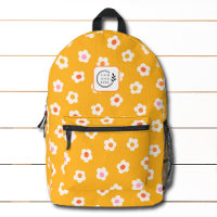 Tendance Moderne Fleur Jaune Ajouter Logo Entrepri