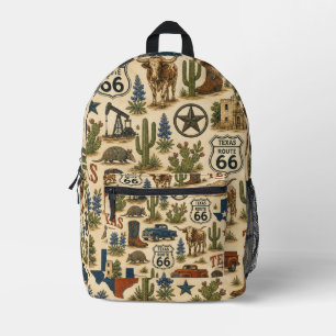 Sac À Dos Imprimé Texas Route 66 Trail Pack