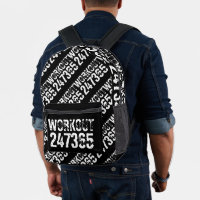 Texte usé et rayé Workout 247365 blanc