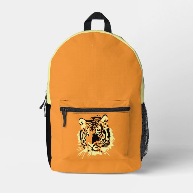 Sac À Dos Imprimé Tigre (Recto)