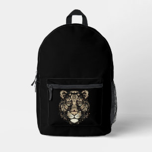 Sac À Dos Imprimé Tigre d'or