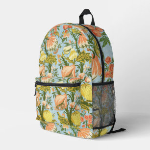 Sac À Dos Imprimé Tissu damassé classique baroque floral fruit