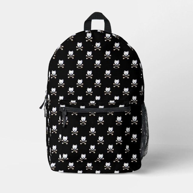 Sac À Dos Imprimé Torrid Westie Crossbones KiniArt  (Recto)