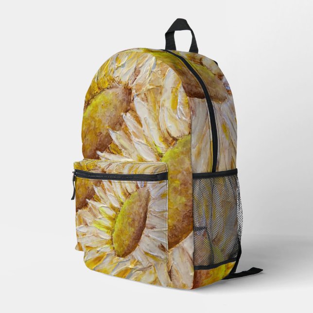 Sac À Dos Imprimé Tournesol (Coin arrière droit)