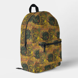 Sac À Dos Imprimé Tournesols de Van Gogh - Art floral doré vintage
