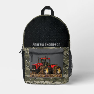 Sac À Dos Imprimé Tracteur Équipement agricole Cool Agriculture