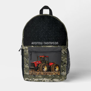 Sac À Dos Imprimé Tracteur Équipement agricole Cool Agriculture