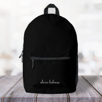 Trendy Monogram | Name de script noir moderne
