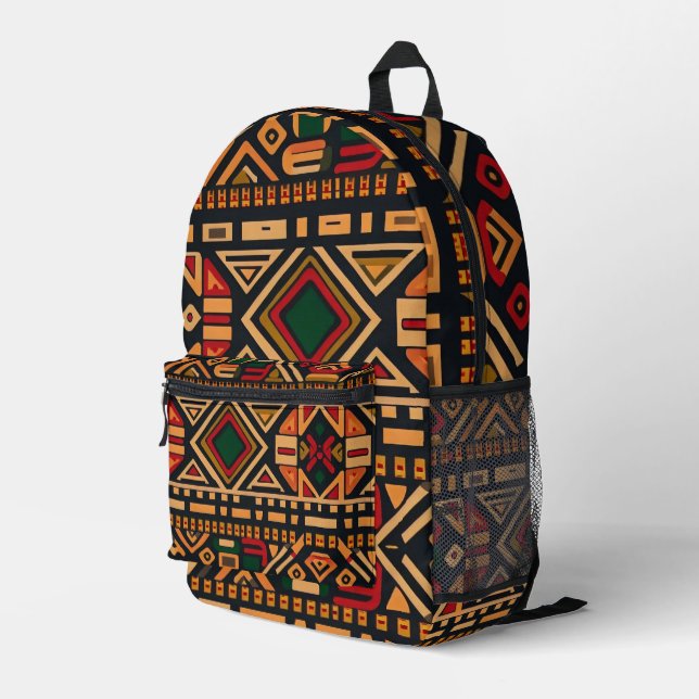 Sac À Dos Imprimé Tribal africain (Coin arrière droit)