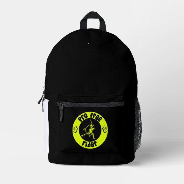 Sac À Dos Imprimé Tricks de pilote libre de scooter Pro (Recto)