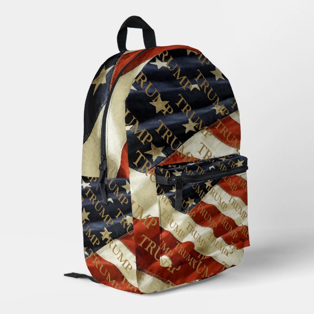 SAC À DOS IMPRIMÉ TRUMP (Coin arrière gauche)