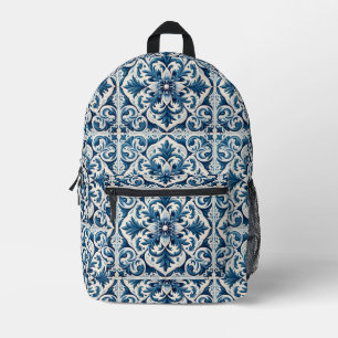 Sac À Dos Imprimé Tuile portugaise